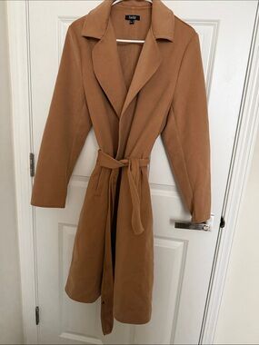 Iwie Camel Belted Trench Coat